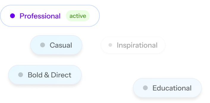 Floating tag labels